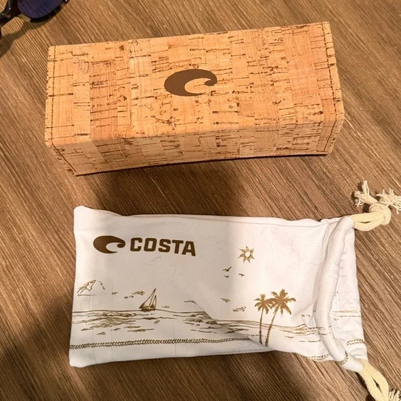 COSTA | NEW | ISLA | 2008 - 07 | SHINY TIGER COWRIE | BLUE MIRROR 580 GLASS - Picture 2 of 7